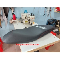 Yên xe Sonic Áo chữ kingdrag phối chỉ đỏ 