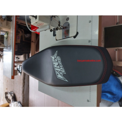 Yên xe Sonic Áo chữ kingdrag phối chỉ đỏ 